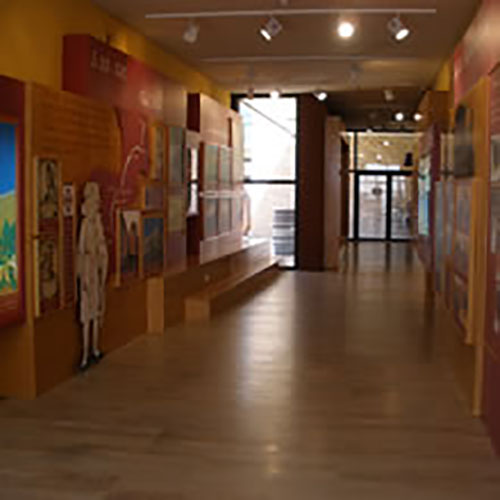 Detalle del interior del museo